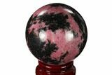 Beautiful, Rhodonite Sphere - Madagascar #157983-1